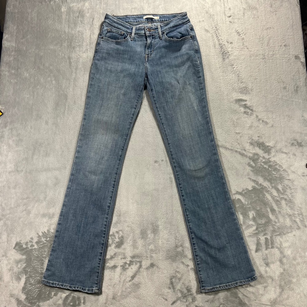 LEVI'S 815 Curvy Bootcut Womens 28x32 Blue‎ PC9-19836-0014 Stretch Denim Western